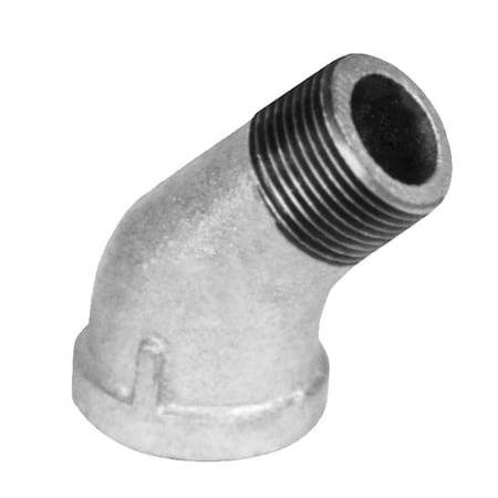 Legend Valve 1/2" GALV. 45 STREET ELBOW 352-063C